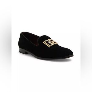 Dolce & Gabbana Leonardo Velvet Smoking Shoes